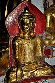 Inle Lake Myanmar. Pindaya, the famous Shwe Oo Min pagoda, a natural cave filled with thousands of gilded Buddha statues.